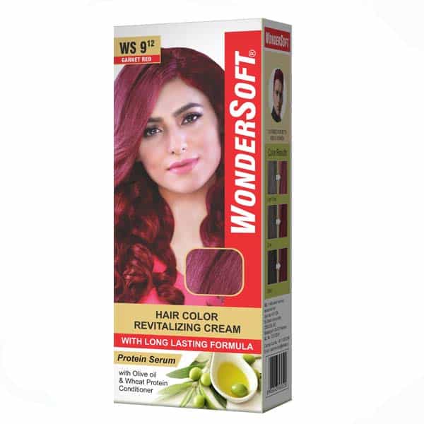 Wondersoft Garnet Red Hair Color Cream - Wondersoft