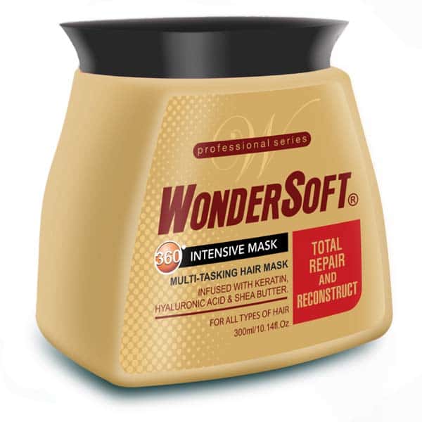Wondersoft Professionnel Intensive Hair Mask with Shea Butter & Keratin For  Smoothening Hair & Damage Repair Hair, 300gm - Wondersoft